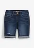 Bermudashorts i denim Mid Waist, bonprix