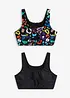 Bustier-bikinioverdel (2-pack), bonprix