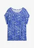 Oversized topp med trykt mønster, bonprix
