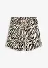 Paperbag-shorts med snøring, bonprix