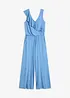 Jumpsuit i jersey med volang, bonprix
