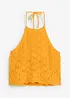 Halterneck-topp i strikket materiale, bonprix