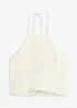 Halterneck-topp i strikket materiale, bonprix