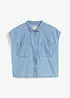 Jeansbluse i lett denim, bonprix