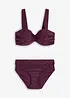 Balconette-bikini med vatterte stropper (2-delt sett), bonprix