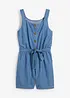 Jeans-jumpsuit i fint fallende bomull, bonprix