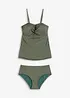 Tankini med glansgarn (2-delt sett), bonprix