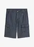 Lang cargoshorts i Chambray-materiale, Regular Fit, bonprix