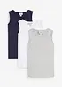 Singlet med bomull (3-pack), bonprix