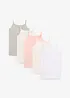 Singlet med myk bomull (5-pack), bonprix
