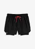 2-i-1-treningsshorts i ultralett materiale, bonprix
