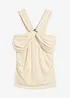 Halterneck-topp med hamret pyntespenne, bonprix