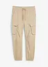 Regular Fit slip on-cargobukse, Straight, bonprix