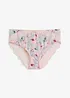 Truse med høy midje og fin glans (2-pack), bonprix