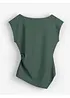Asymmetrisk topp i behagelig scuba-materiale, bonprix