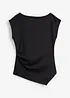 Asymmetrisk topp i behagelig scuba-materiale, bonprix