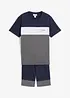 T-skjorte og trikot-bermudashorts (2-delt sett), bonprix
