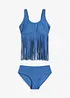 Tankini med frynser (2-delt sett), bonprix