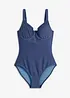 Badedrakt med spiler i denimlook, bonprix