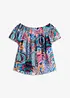 Carmenbluse av lett viskosemiks, bonprix