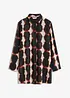 Lang bluse med batikk-print, bonprix