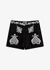 Shorts med broderi, av myk viskosemiks, bonprix