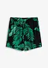 Shorts med print av lett viskose, bonprix