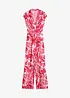 Jumpsuit i jersey med trykk, bonprix