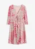 Mesh-tunikakjole med print, bonprix