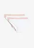 Truse med blonder (4-pack), bonprix