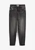 Mom-jeans High Waist, Low Stretch, cropped, bonprix