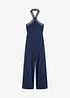 Jersey jumpsuit med laser-cut outs, bonprix