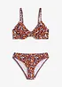 Spile-bikini med høy benskjæring (2-delt sett), bonprix