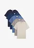 T-skjorte (5-pack), bonprix