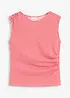 Topp med drapering, bonprix