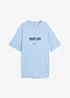 Oversized topp i 100% økologisk bomull, bonprix