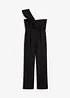 One shoulder jumpsuit av lett viskose, bonprix