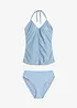 Halterneck-tankini med rynking (2-delt sett), bonprix