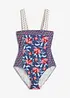 Bandeau-badedrakt med brede stropper, bonprix