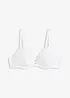 Padded-BH med glanseffekt, bonprix