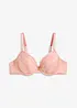 Padded-BH med glanseffekt, bonprix