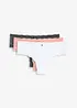 Brasiliansk truse med glanseffekt (3-pack), bonprix