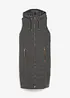Lang, vattert vest, bonprix