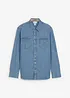 Denimskjorte i 100% bomull, bonprix