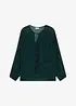 Bluse i strukturert viskose, bonprix