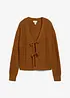Cardigan med knyting, bonprix