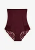 Highwaist shape-truse med blonder, sterkt formende, bonprix