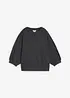 Oversized sweatshirt i 100% bomull, bonprix