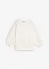 Oversized sweatshirt i 100% bomull, bonprix