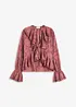 Lett transparent chiffonbluse, bonprix